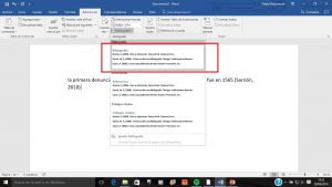 Cómo hacer referencias bibliográficas en WORD
